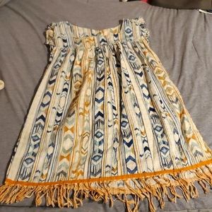 Cute and comfy flowey dress, handmade,100%cotton ,great condition and quality